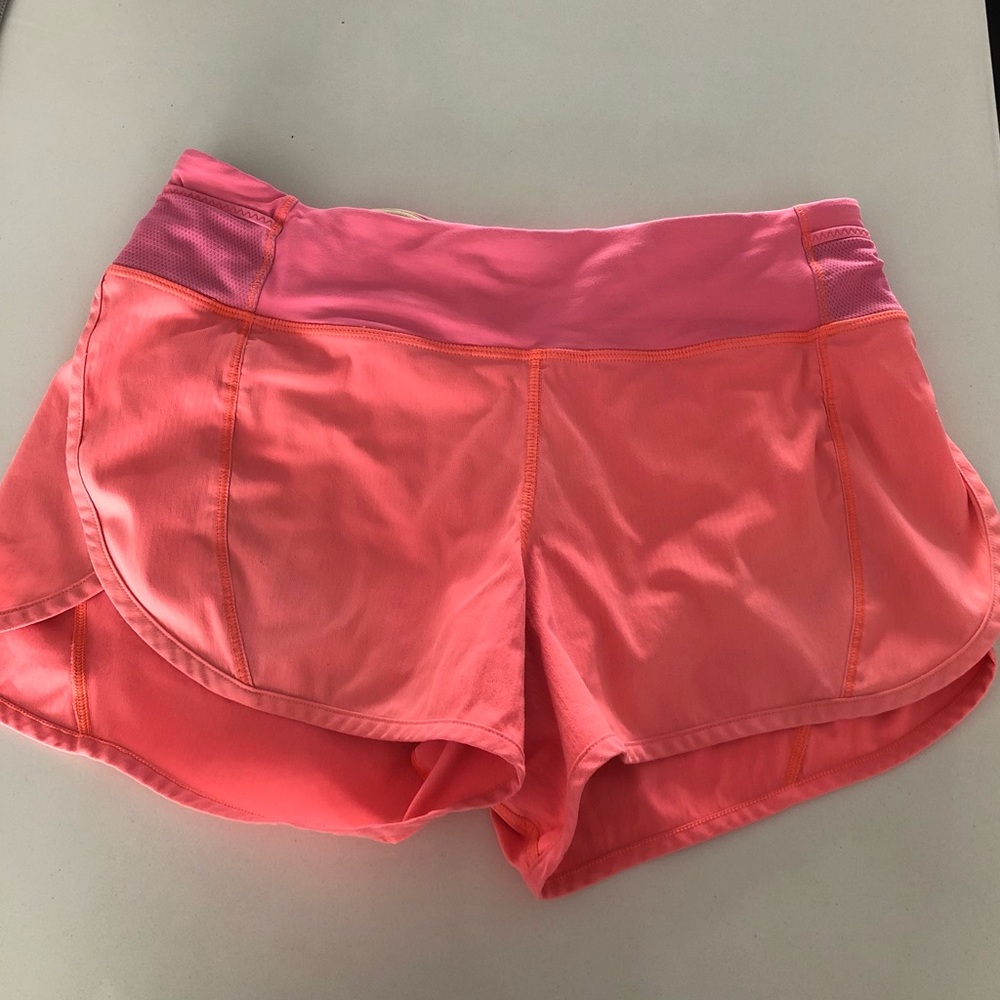 Lululemon | Coral 3" Speed Up Shorts